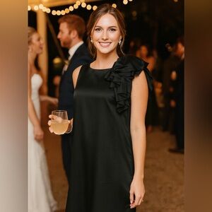 Designer Serpico Black Sleeveless Dress